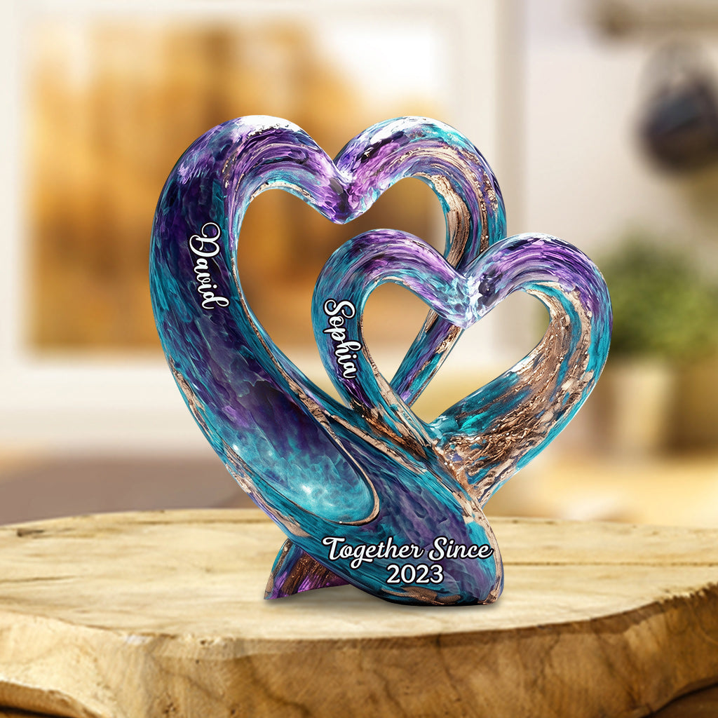 Toi et moi, on gère - Plaque acrylique personnalisée pour couple