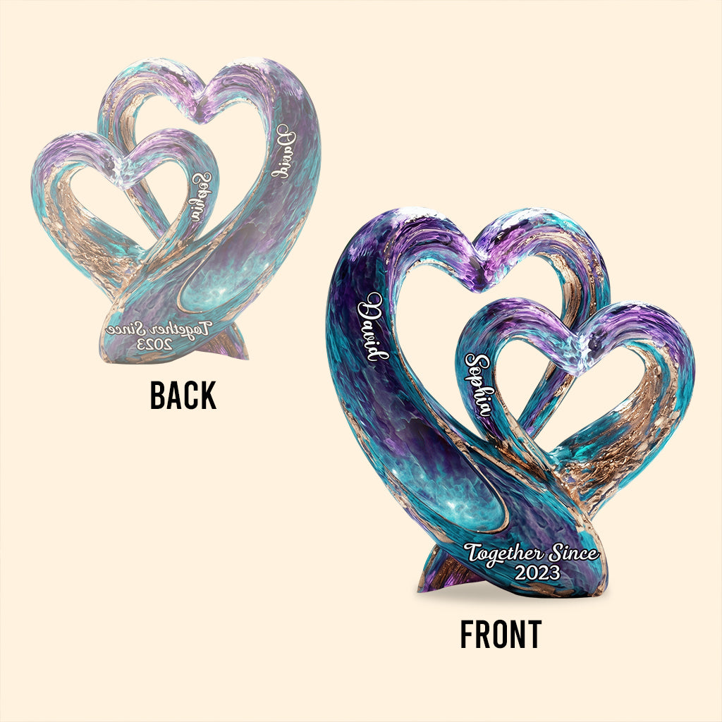 Toi et moi, on gère - Plaque acrylique personnalisée pour couple