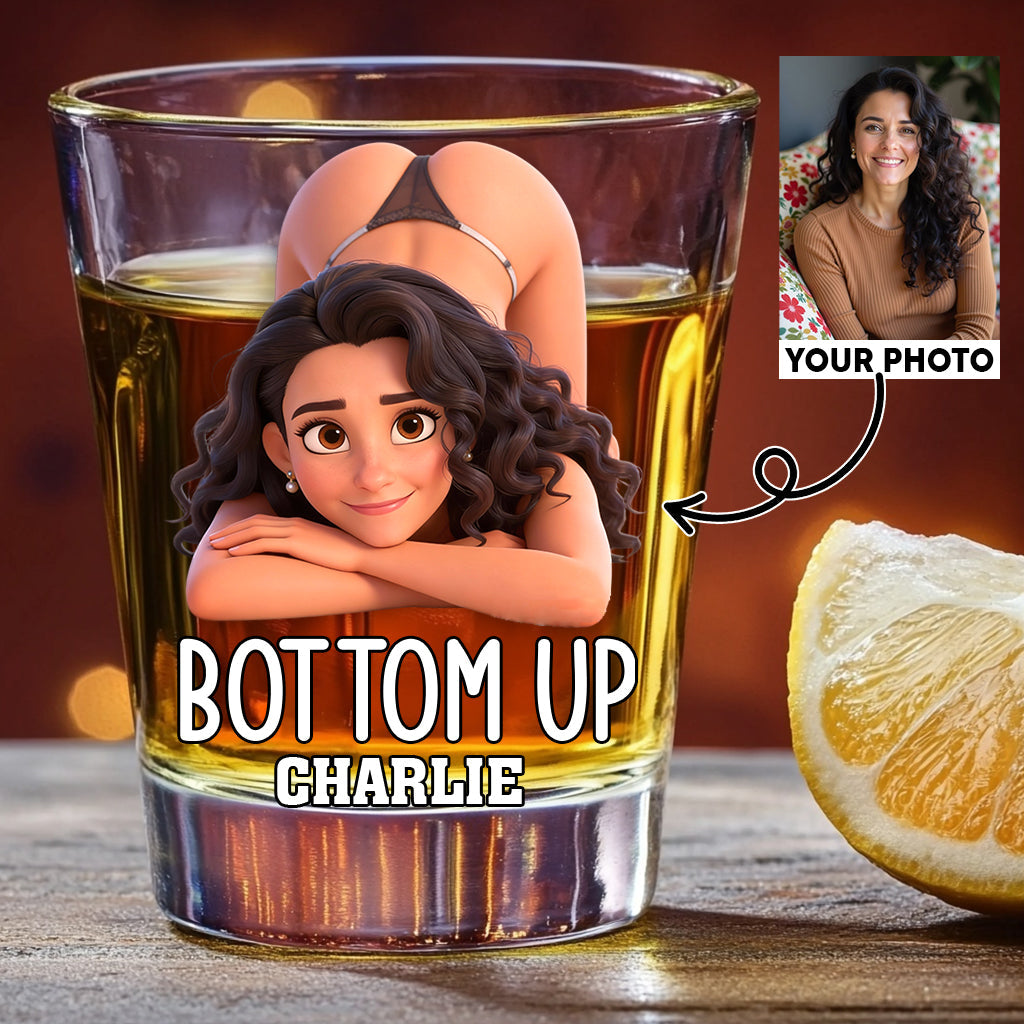 Bottom Up - Coffret de verres à shot personnalisés pour couples