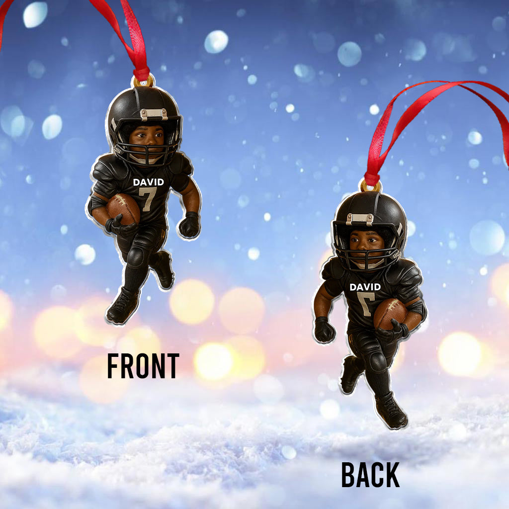 Jour de match - Ornement de football personnalisé