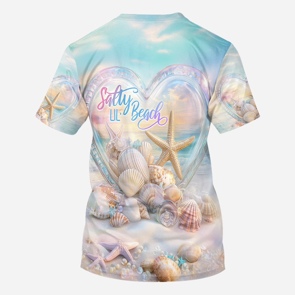 Salty Lil Beach - T-shirt personnalisé pour amoureux de la mer