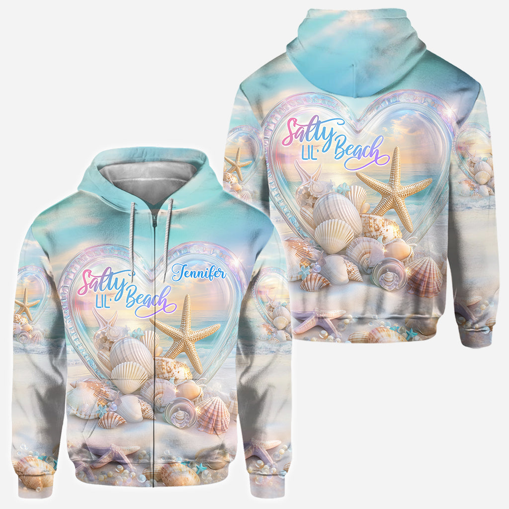 Salty Lil Beach - T-shirt personnalisé pour amoureux de la mer