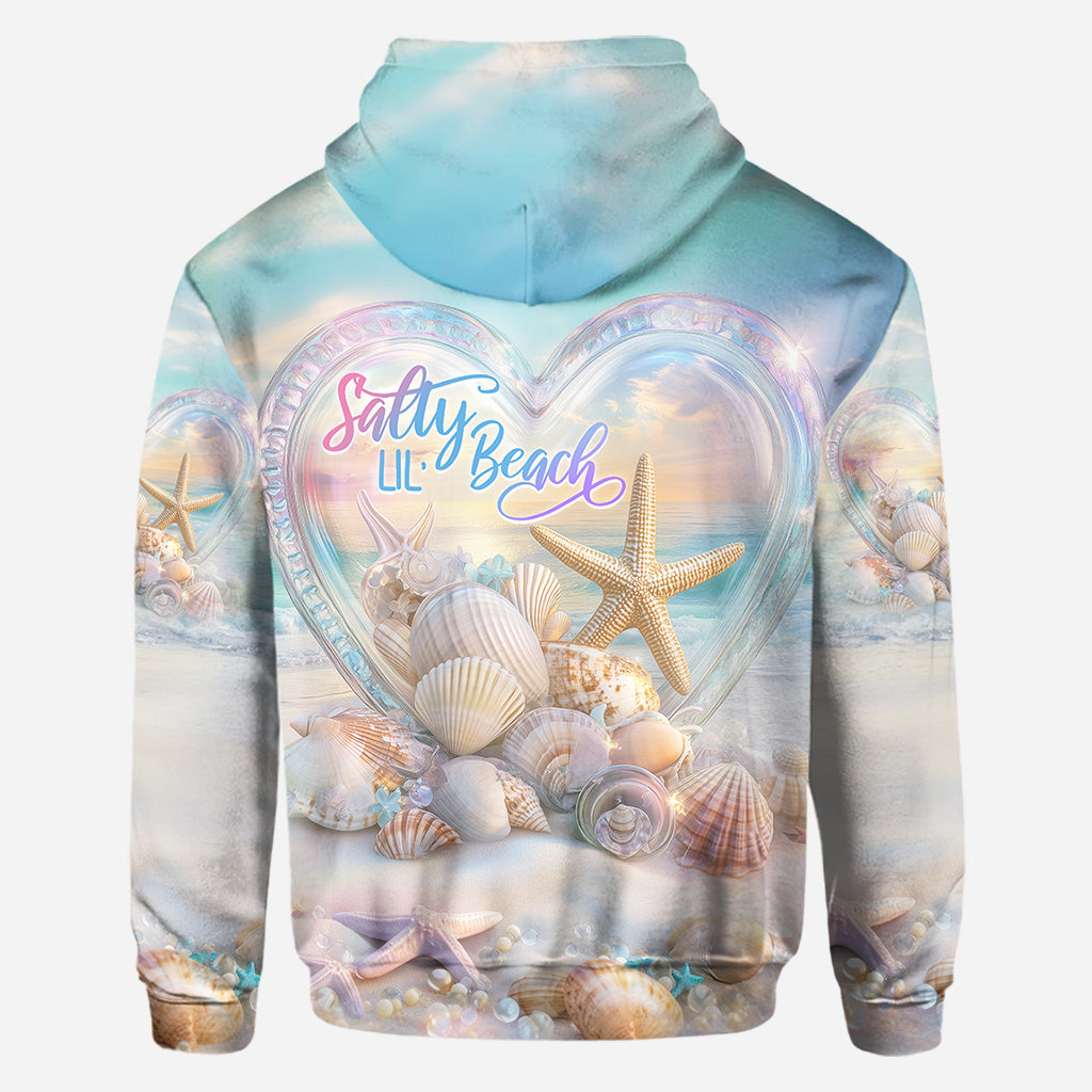 Salty Lil Beach - T-shirt personnalisé pour amoureux de la mer