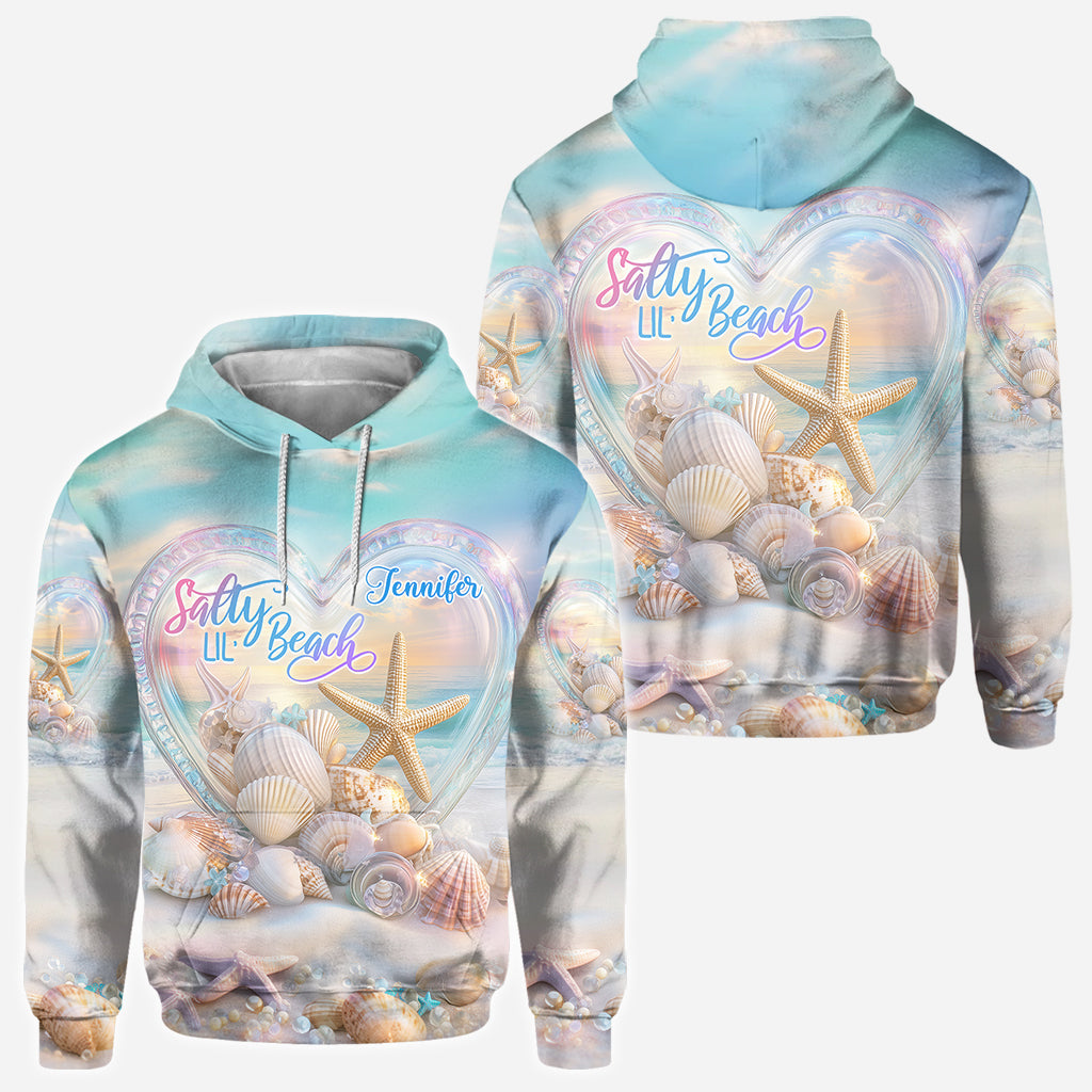 Salty Lil Beach - T-shirt personnalisé pour amoureux de la mer