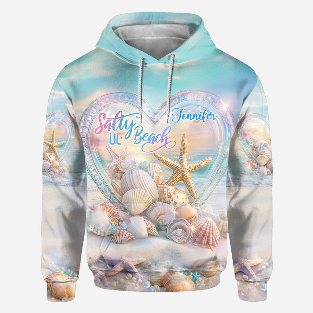 Salty Lil Beach - T-shirt personnalisé pour amoureux de la mer