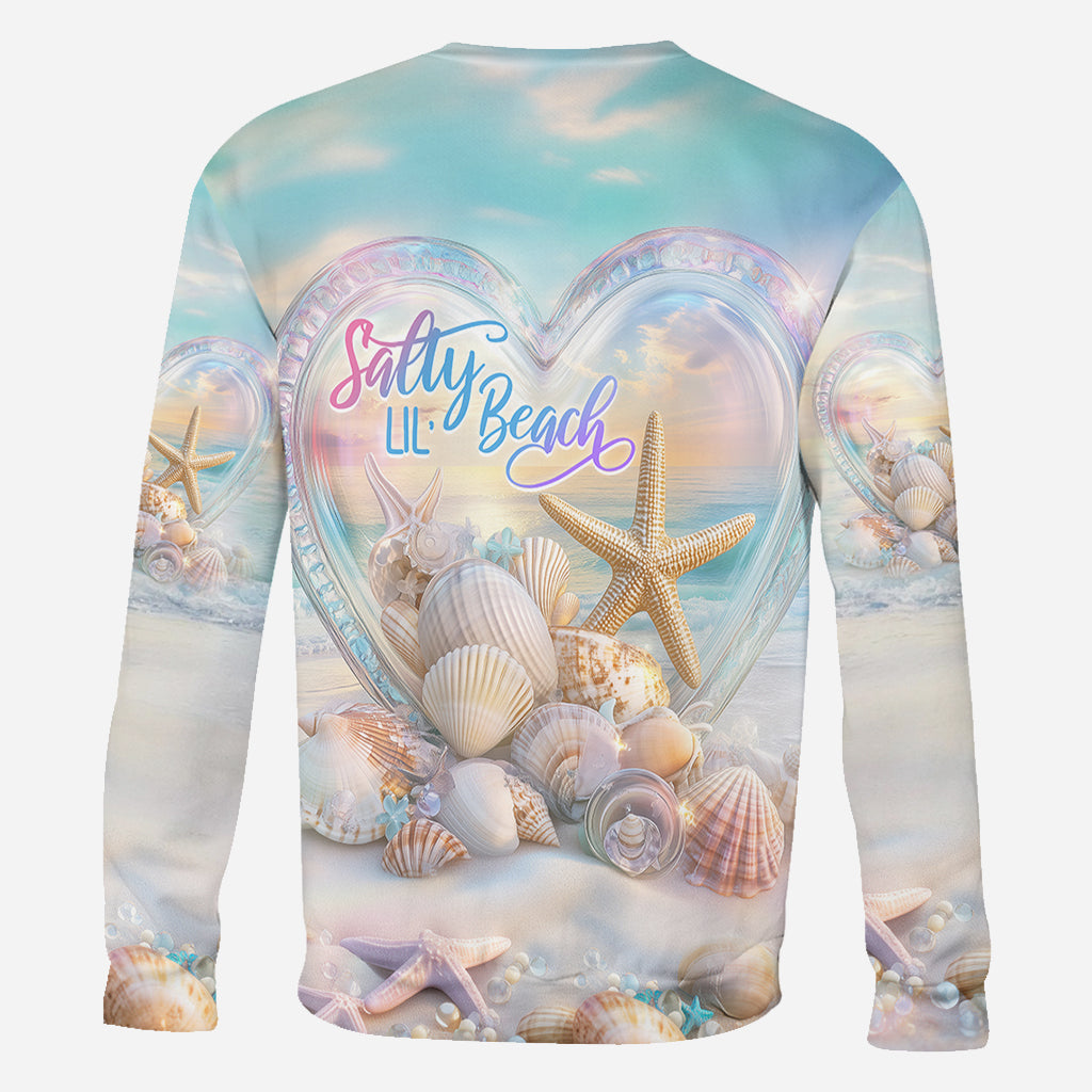 Salty Lil Beach - T-shirt personnalisé pour amoureux de la mer