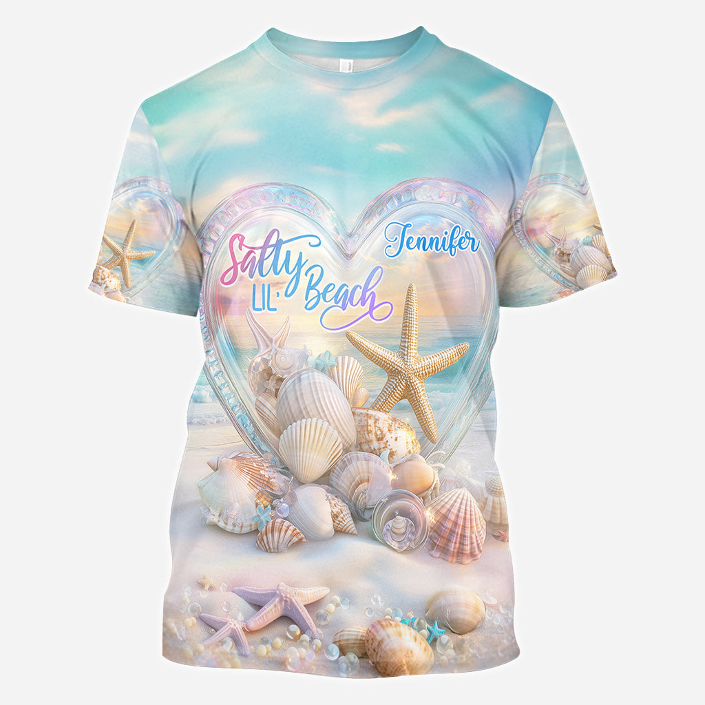 Salty Lil Beach - T-shirt personnalisé pour amoureux de la mer
