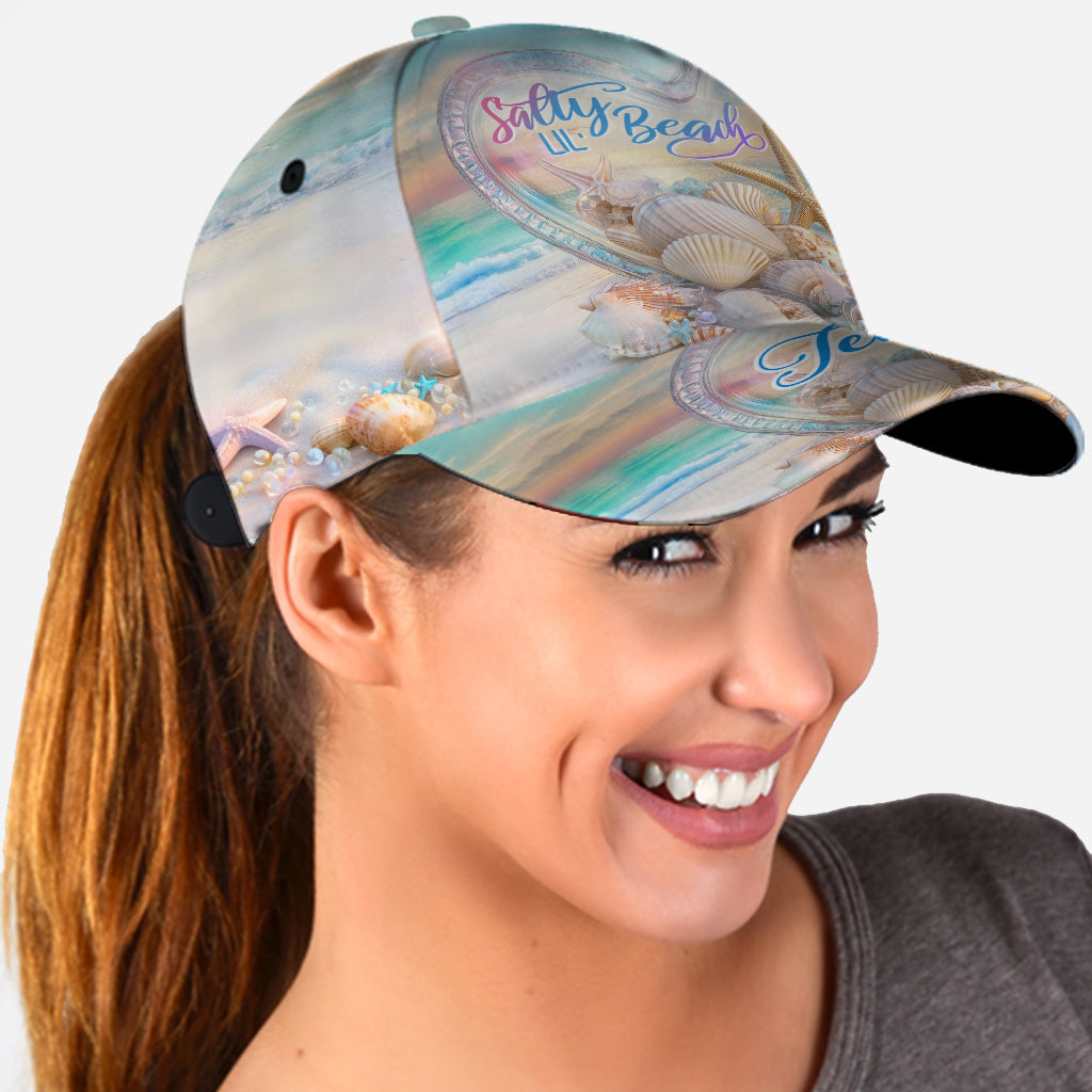 Salty Lil Beach - Casquette classique personnalisée pour amoureux de la mer