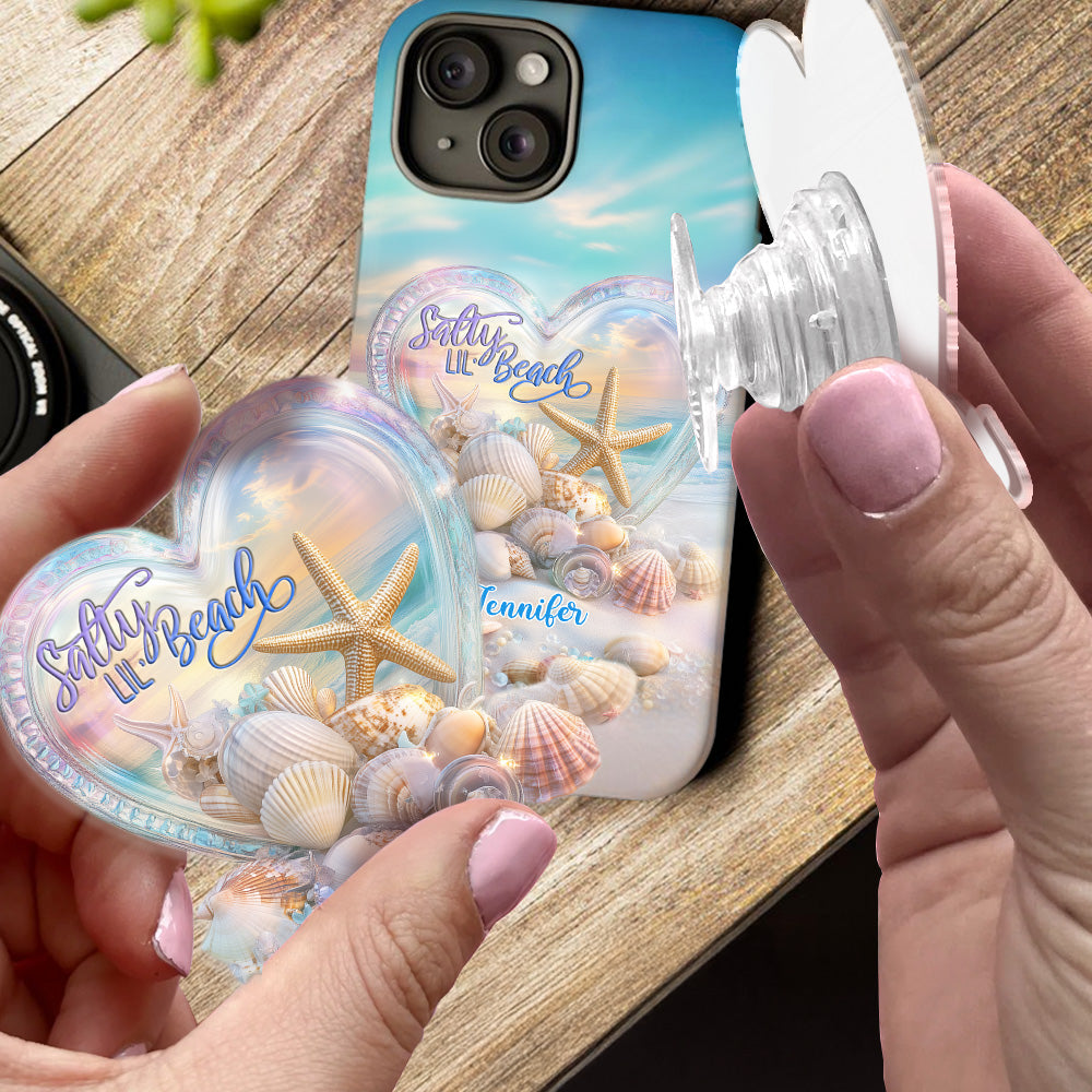 Salty Lil Beach - Coque de téléphone personnalisée pour amoureux de la mer avec impression intégrale