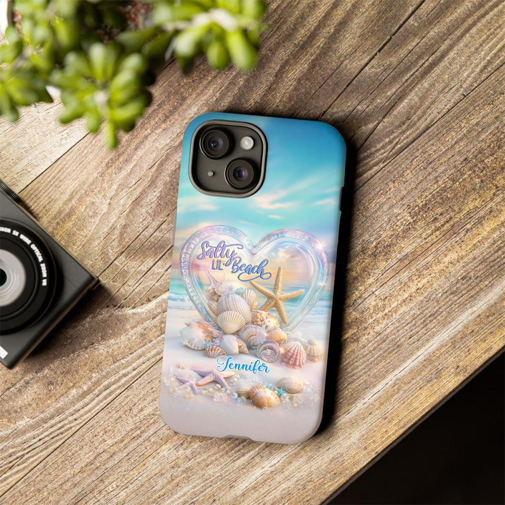 Salty Lil Beach - Coque de téléphone personnalisée pour amoureux de la mer avec impression intégrale