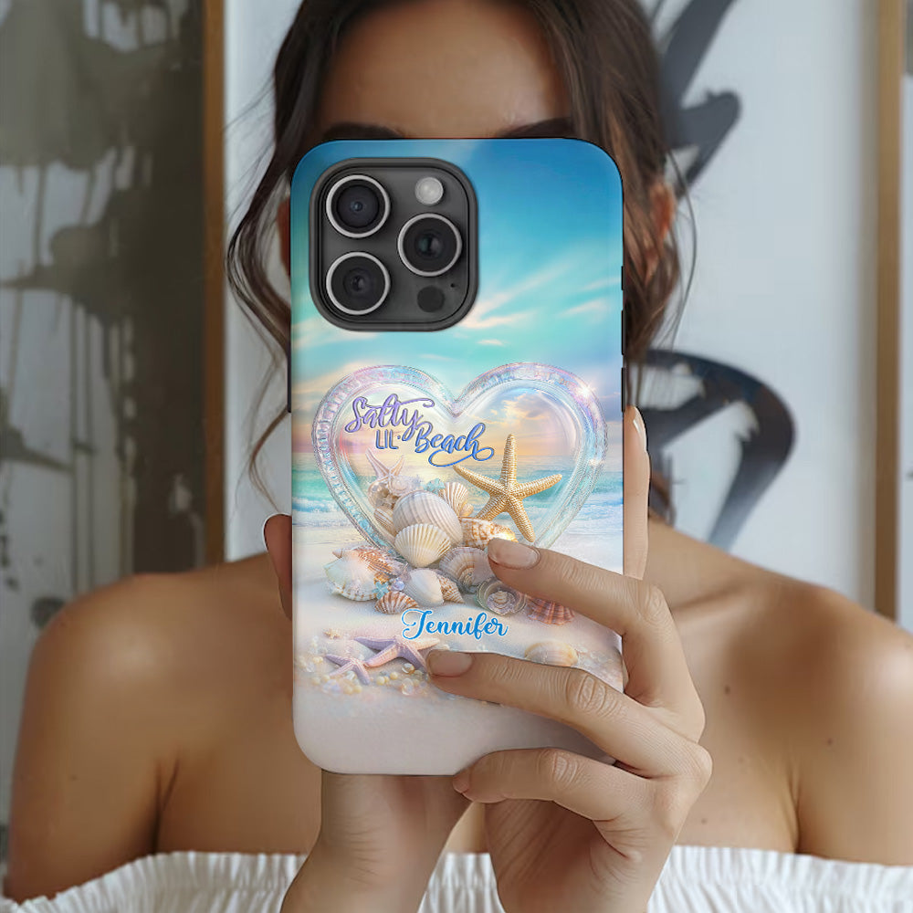 Salty Lil Beach - Coque de téléphone personnalisée pour amoureux de la mer avec impression intégrale