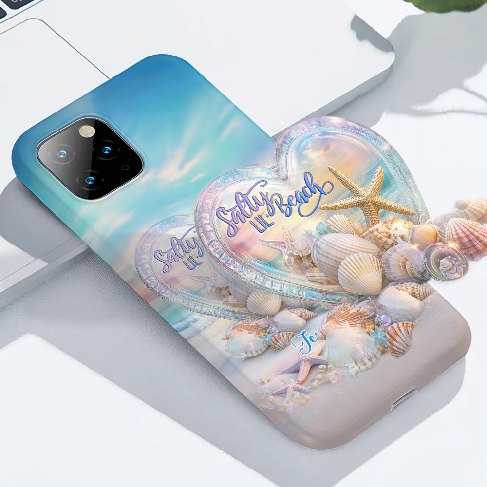 Salty Lil Beach - Coque de téléphone personnalisée pour amoureux de la mer avec impression intégrale