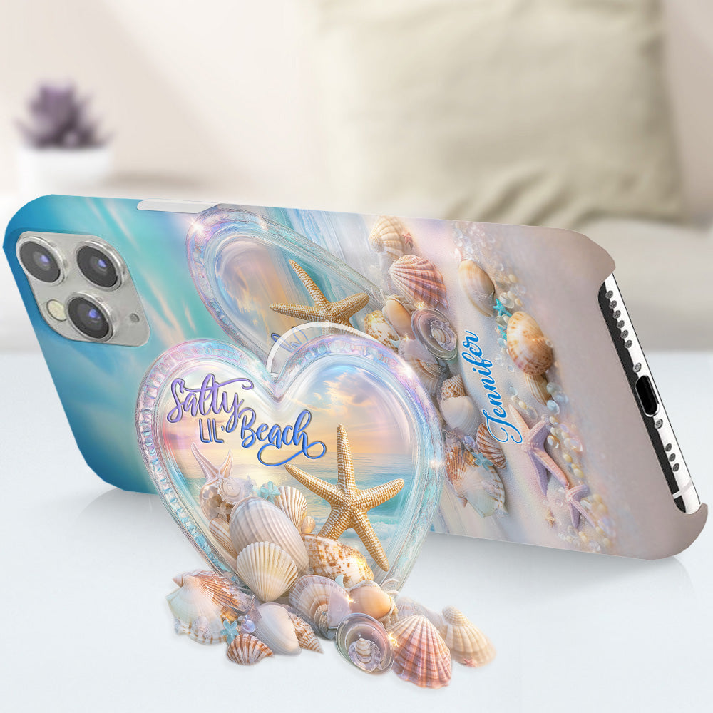 Salty Lil Beach - Coque de téléphone personnalisée pour amoureux de la mer avec impression intégrale