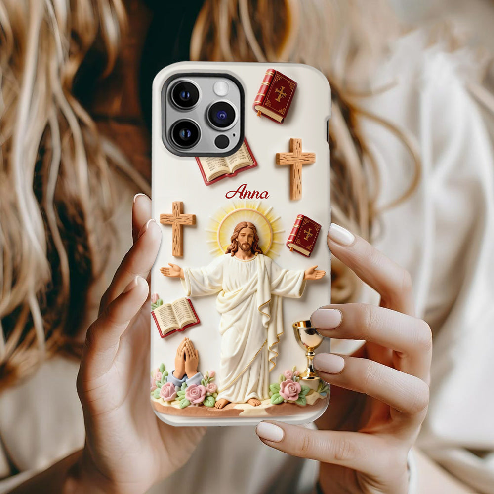 Faith Over Fear - Personalized Christian Full Print Phone Case