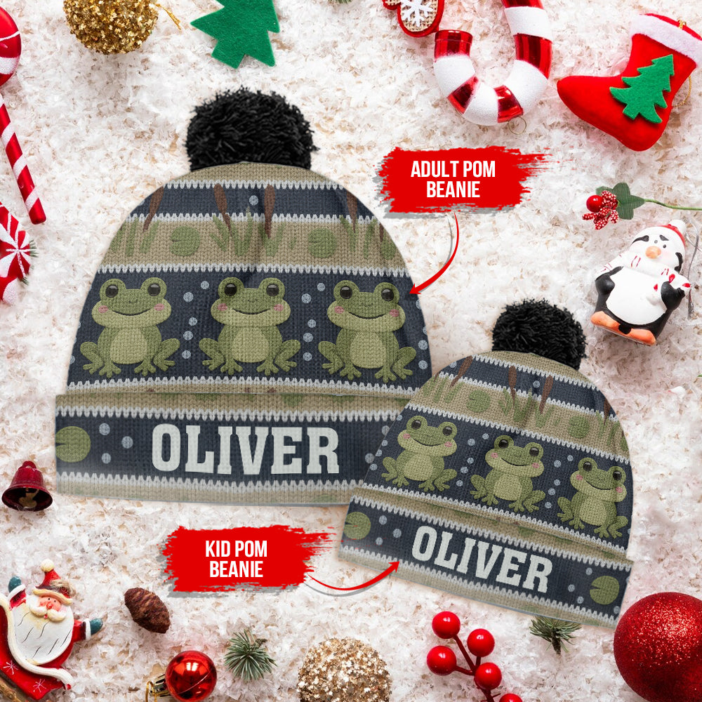 J'adore la grenouille - Bonnet grenouille personnalisé