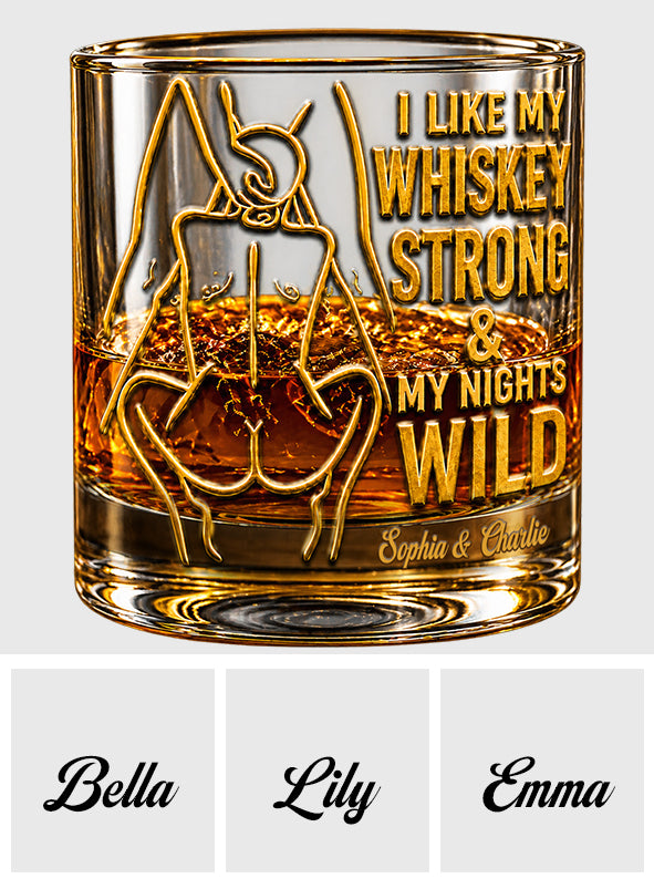 Cadeau pour Amateur de Whiskey, Cadeau Coquin pour Couple - Verre à Whiskey Épicé Personnalisé