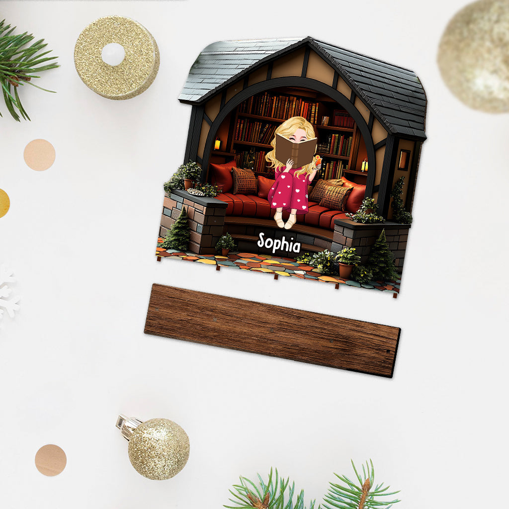 Ma bibliothèque - Livre personnalisé 1 Grand présentoir à plusieurs niveaux