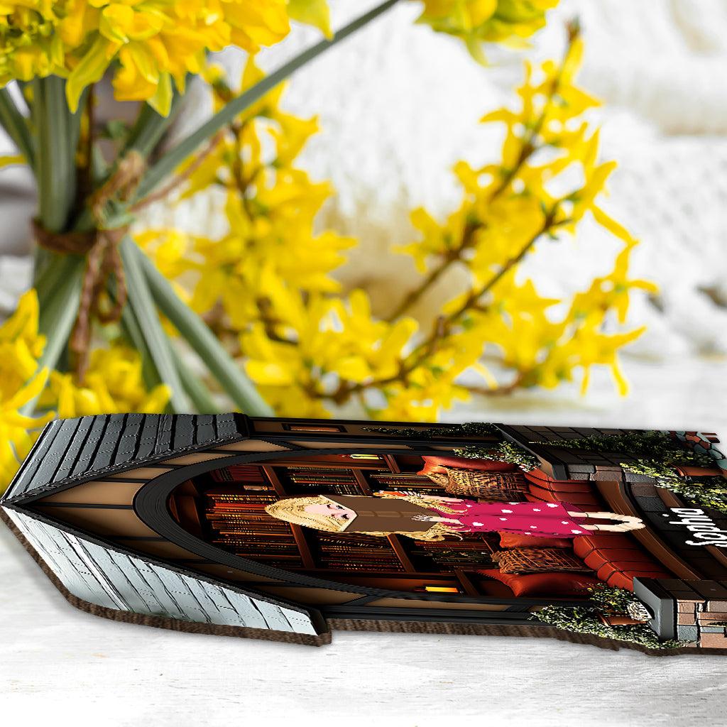 Ma bibliothèque - Livre personnalisé 1 Grand présentoir à plusieurs niveaux