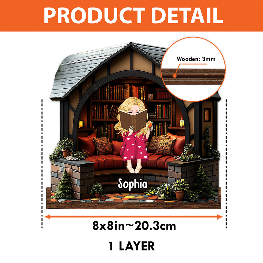 Ma bibliothèque - Livre personnalisé 1 Grand présentoir à plusieurs niveaux