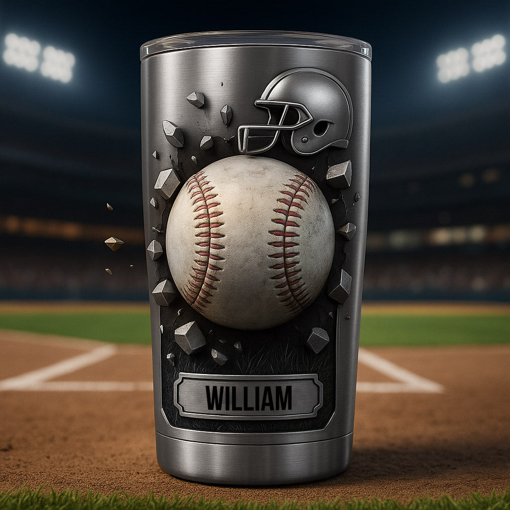 Début de la saison de baseball - Gobelet isotherme personnalisé