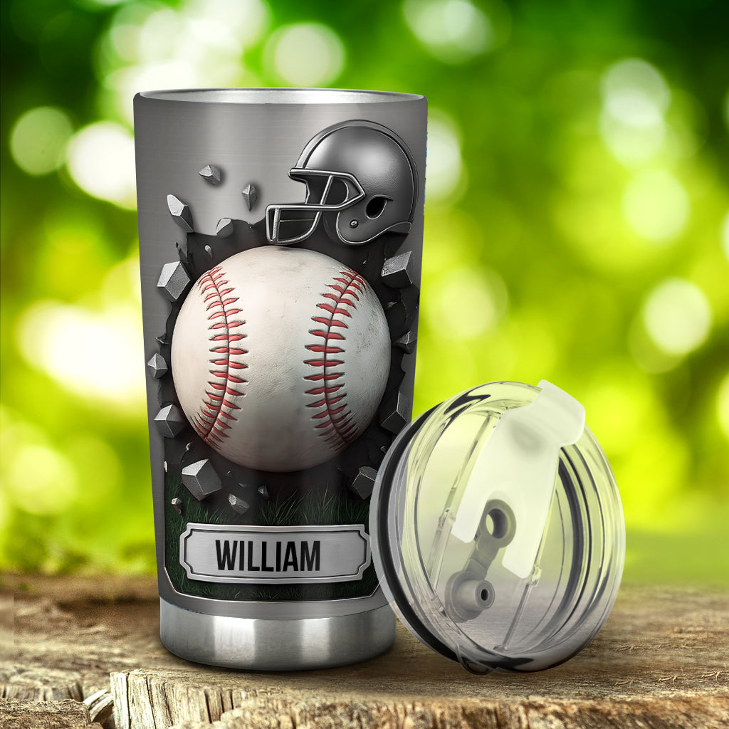 Début de la saison de baseball - Gobelet isotherme personnalisé