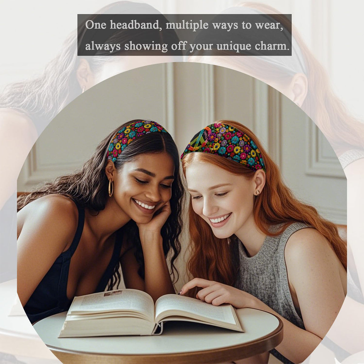 Hippie Soul - Bandeau/Turban unisexe hippie personnalisé