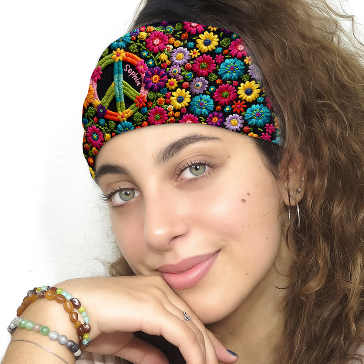 Hippie Soul - Bandeau/Turban unisexe hippie personnalisé
