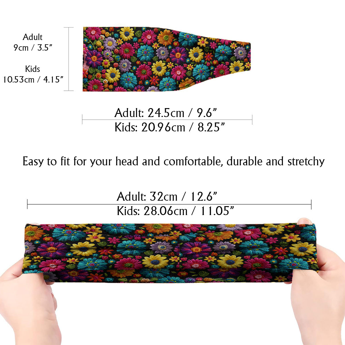 Hippie Soul - Bandeau/Turban unisexe hippie personnalisé