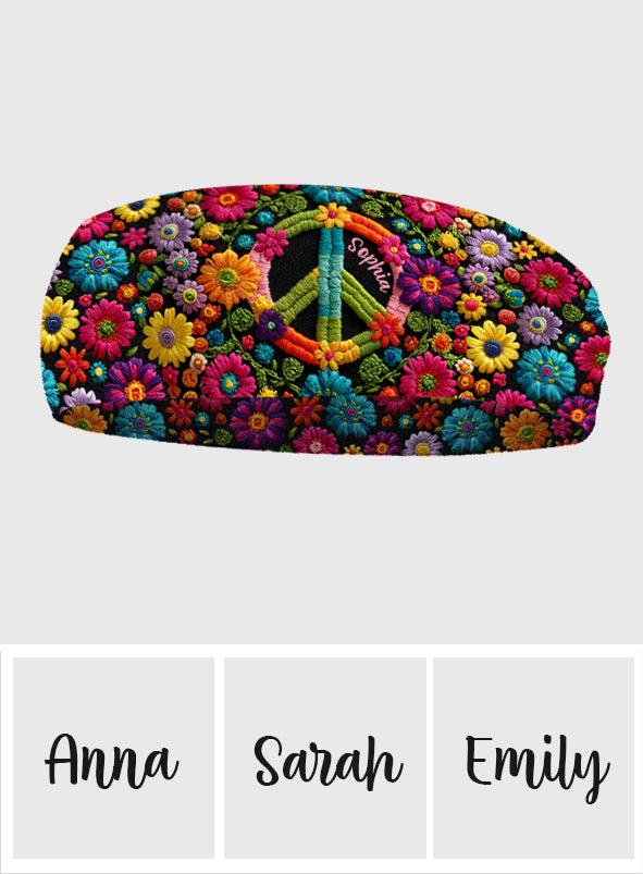 Hippie Soul - Bandeau/Turban unisexe hippie personnalisé