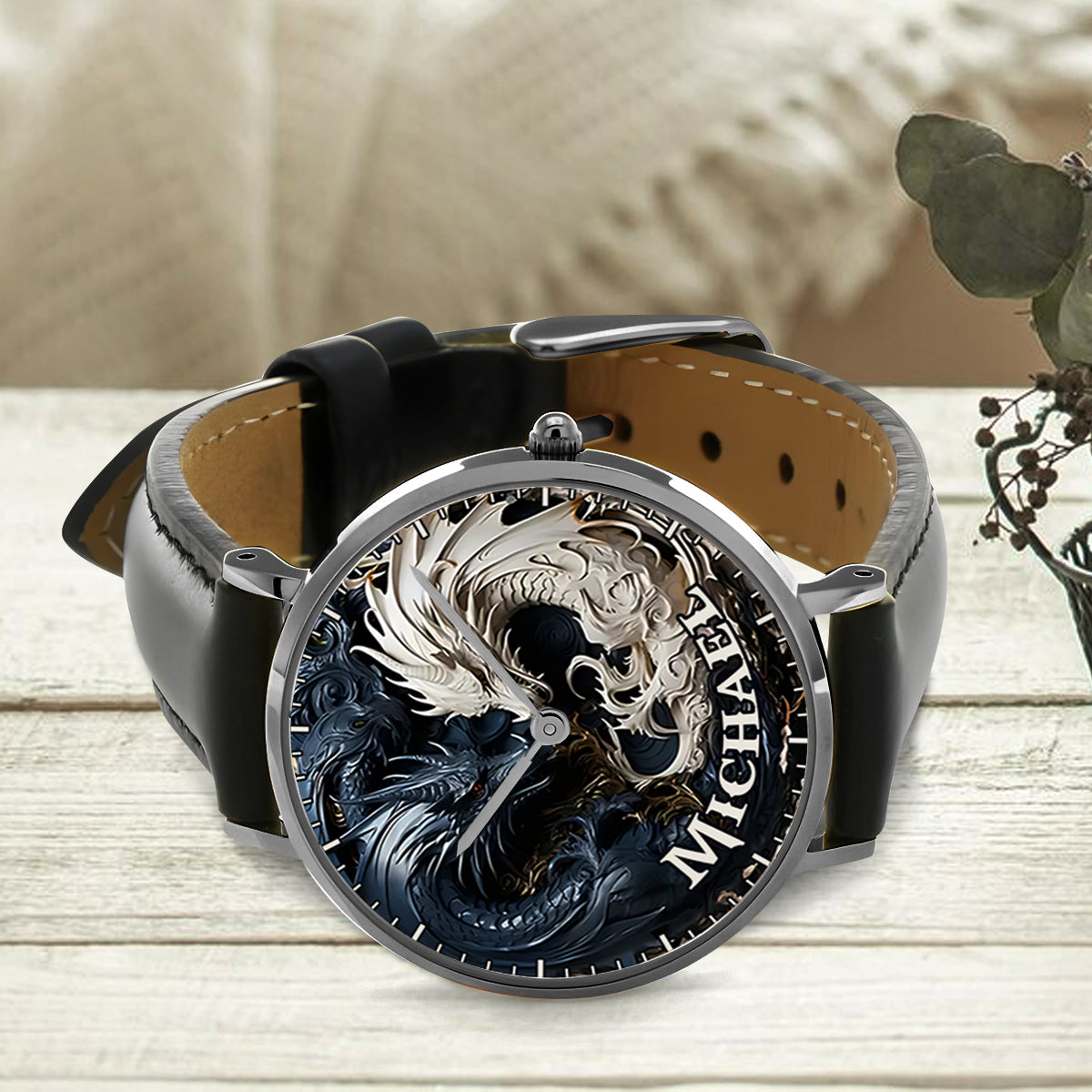 Shadow & Light - Montre Dragon personnalisée