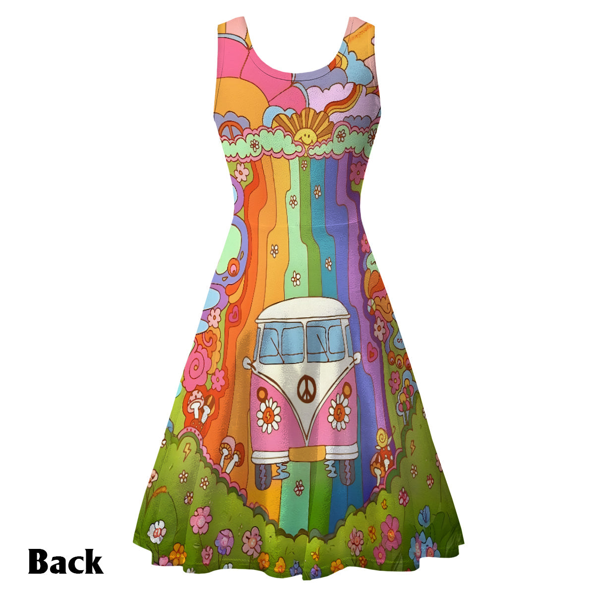 Hippie Soul - Personalized Hippie Sleeveless Dress