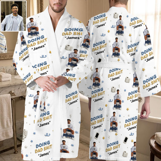 Faites des choses de papa - Kimono de nuit personnalisé pour père
