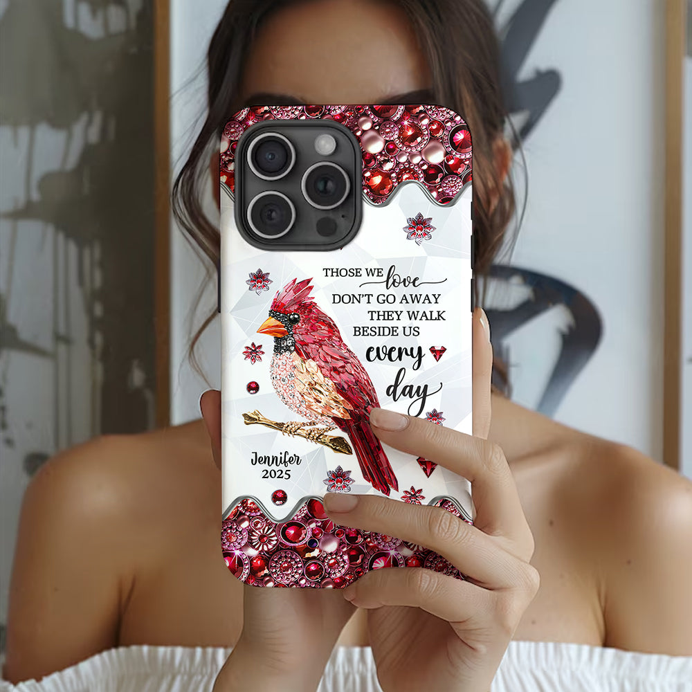 Those We Love Don't Go Away - Personalized Memorial Full Print Phone Case