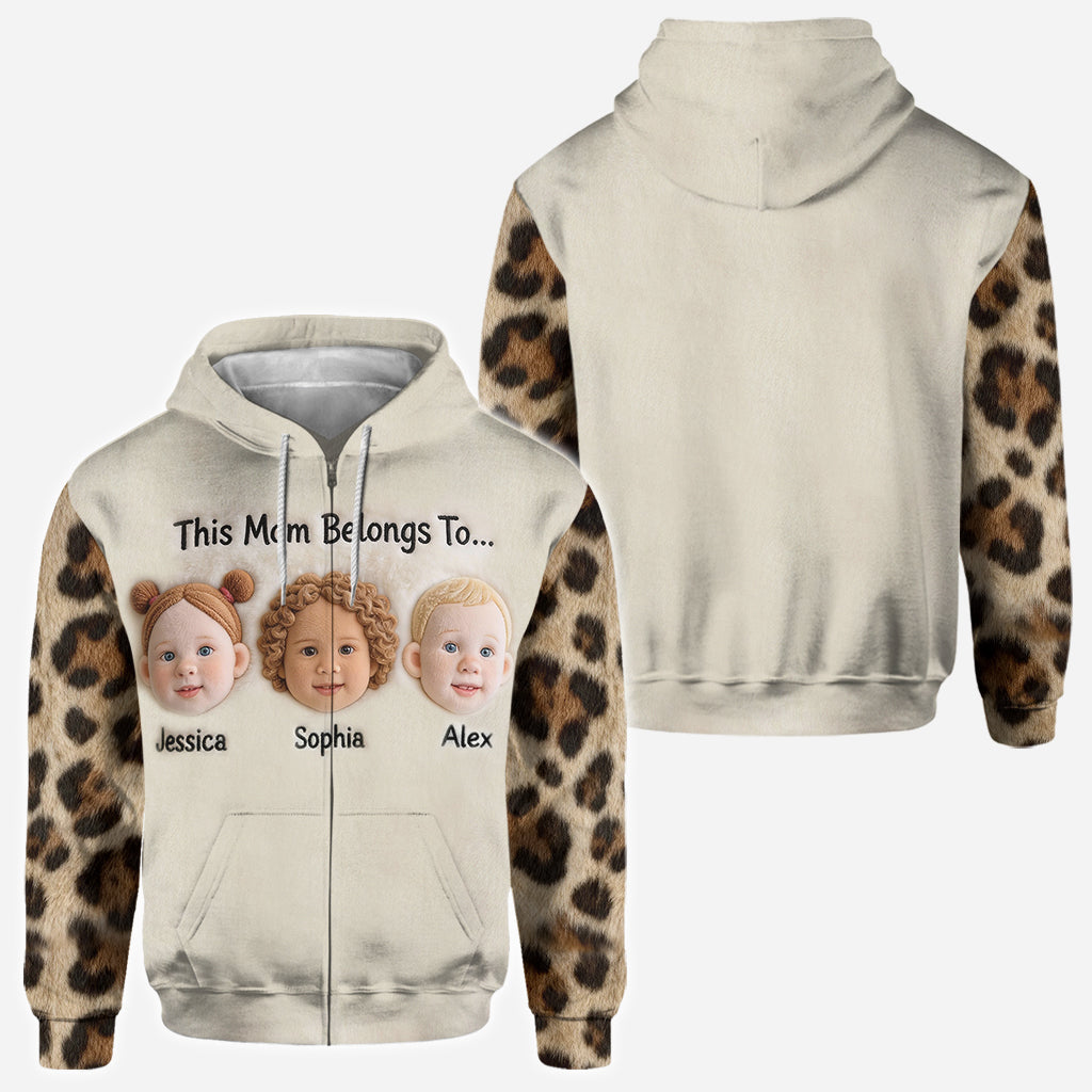 Ce t-shirt personnalisé « Maman/Grand-mère » appartient à…