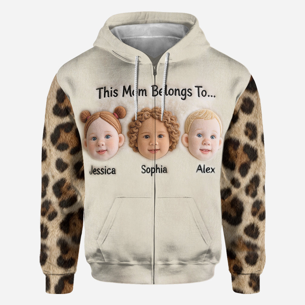 Ce t-shirt personnalisé « Maman/Grand-mère » appartient à…