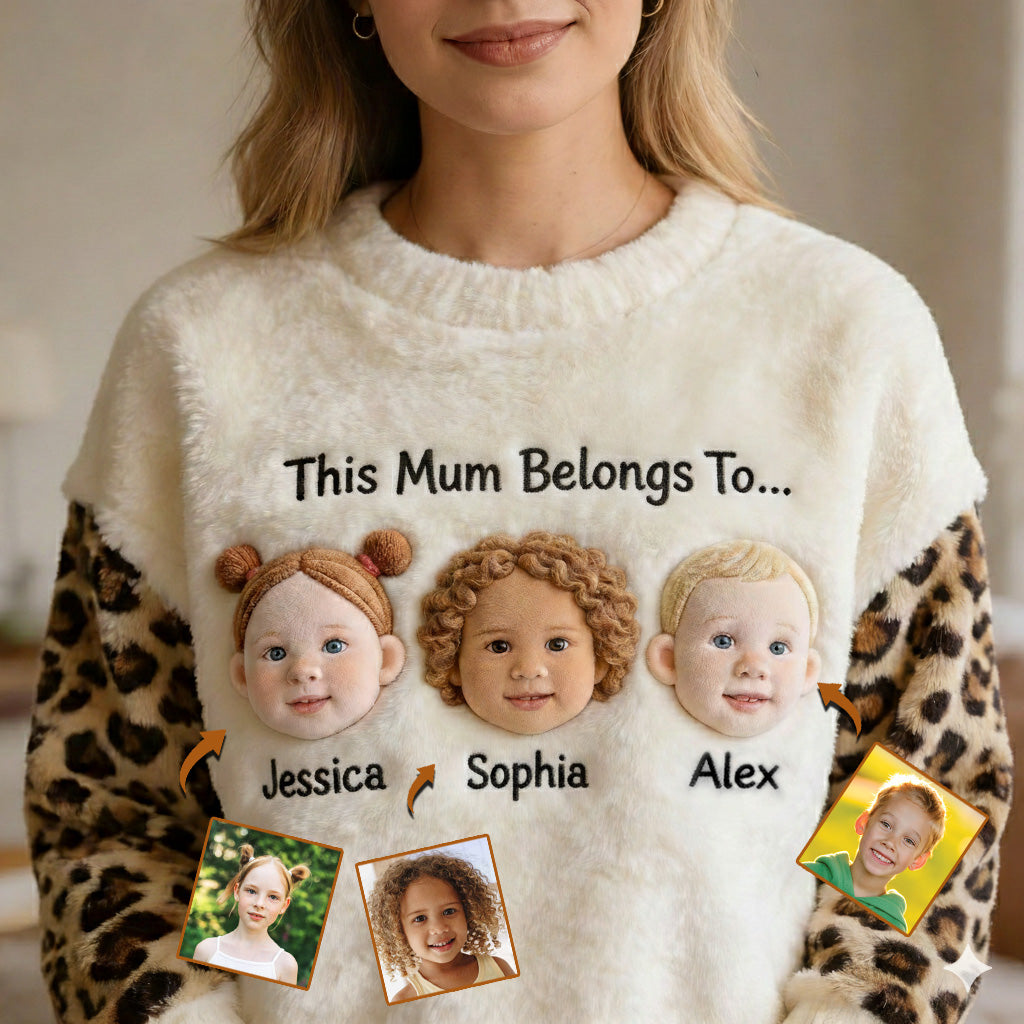 Ce t-shirt personnalisé « Maman/Grand-mère » appartient à…