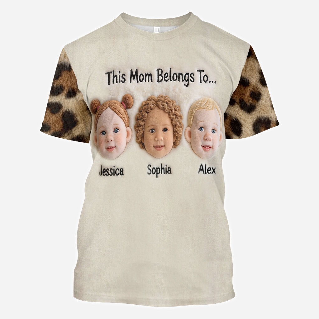 Ce t-shirt personnalisé « Maman/Grand-mère » appartient à…