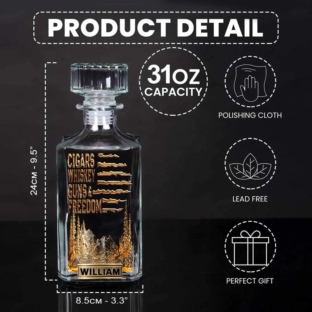 Cadeau pour les amateurs de bourbon/whisky, cadeau pour lui - Verre à whisky personnalisé