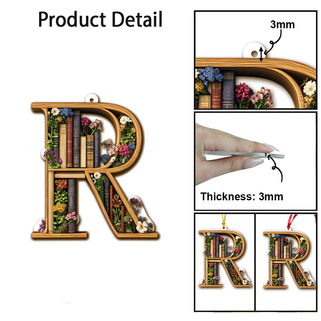 Livres d'amour - Ornement de livre personnalisé