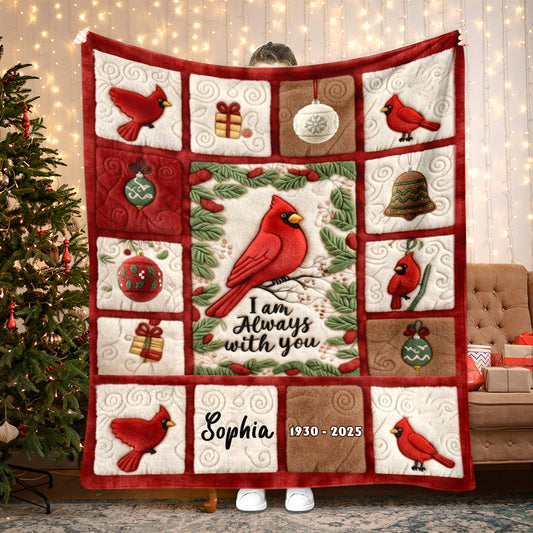 Je suis toujours avec toi - Couverture commémorative personnalisée