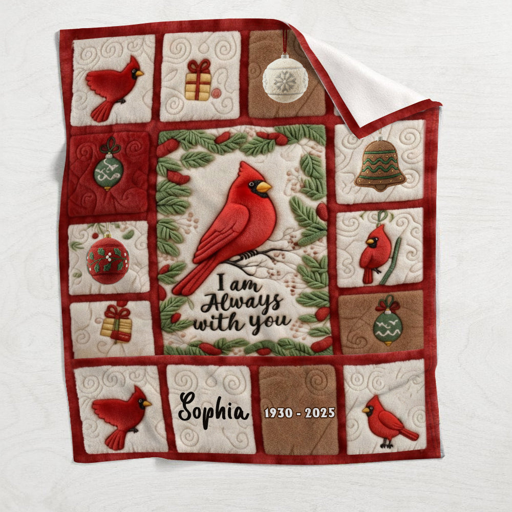 Je suis toujours avec toi - Couverture commémorative personnalisée