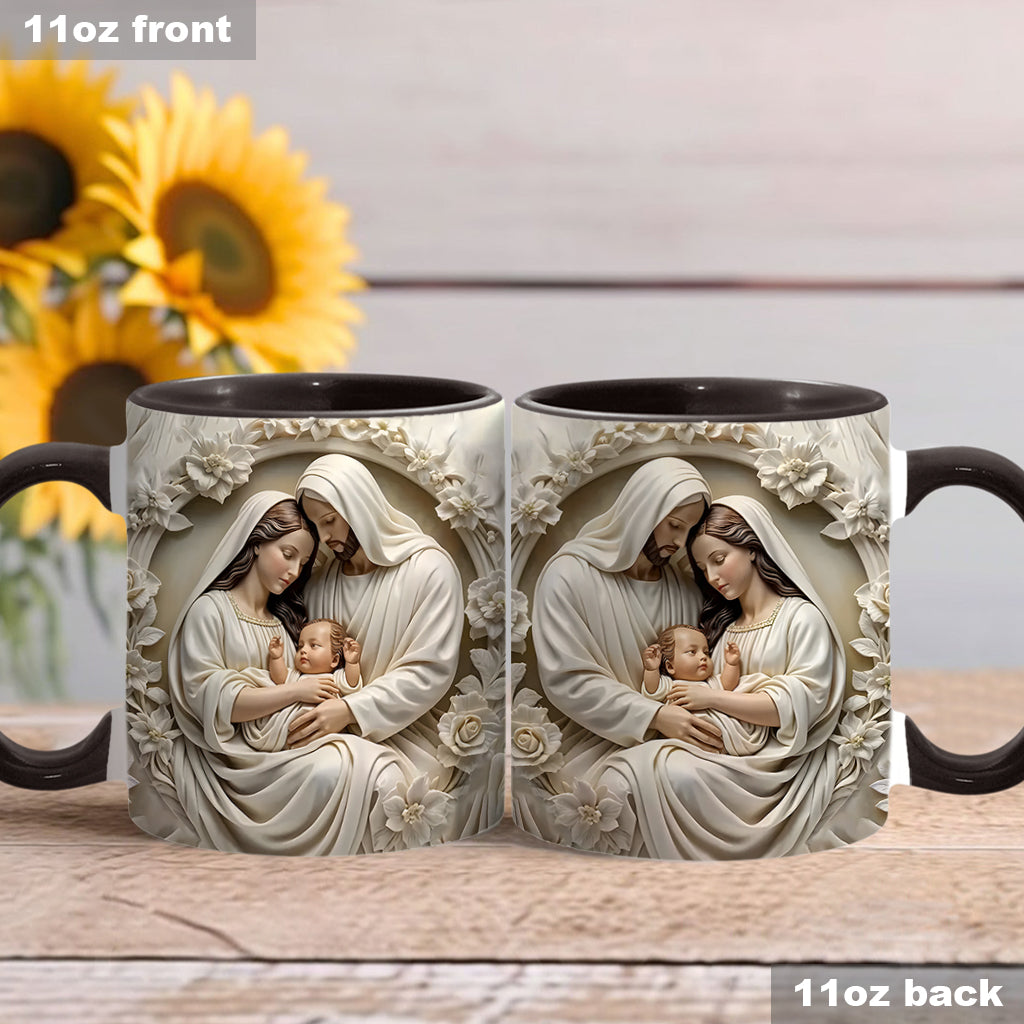 Holy Family - Personalized Christian Accent Mug