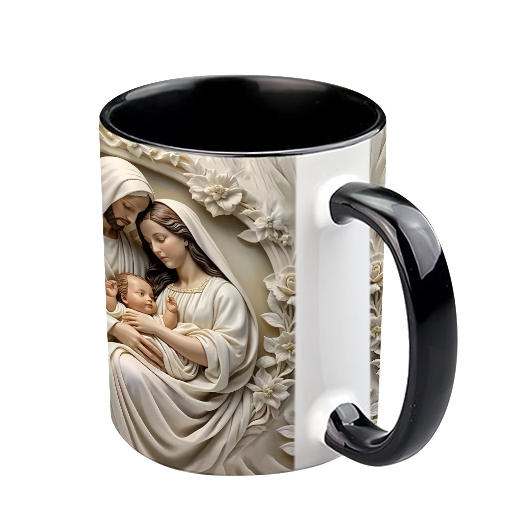 Holy Family - Personalized Christian Accent Mug