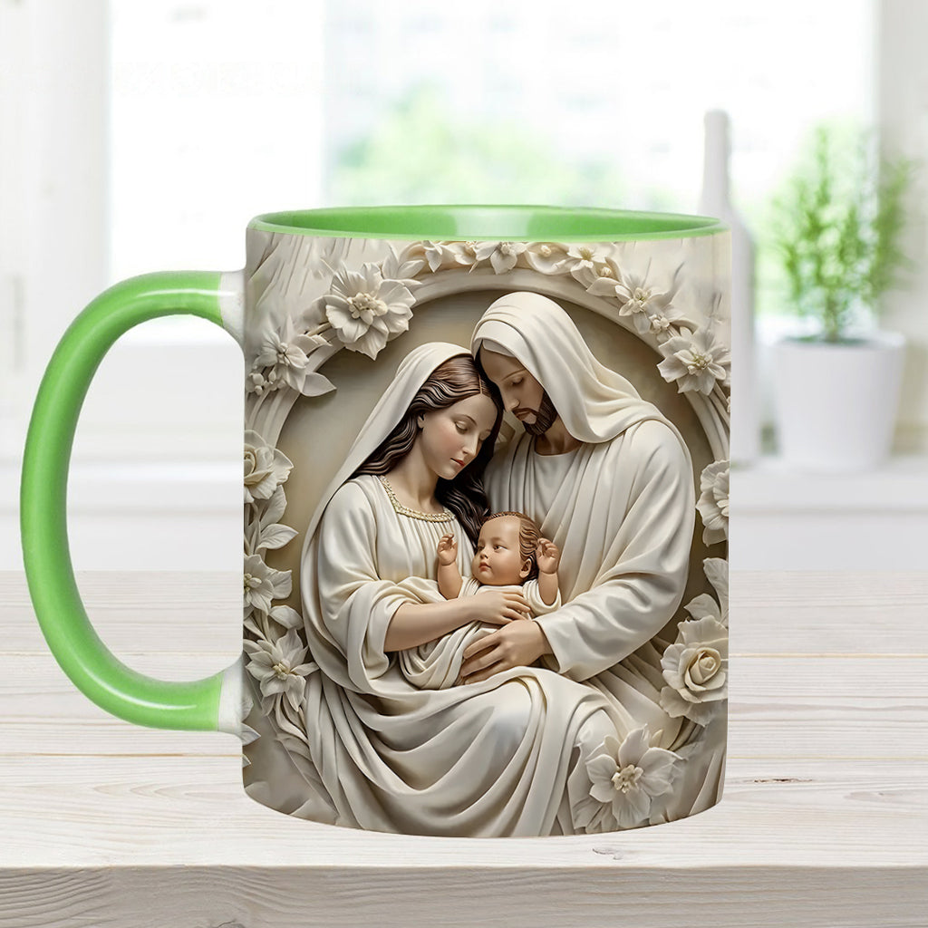Holy Family - Personalized Christian Accent Mug