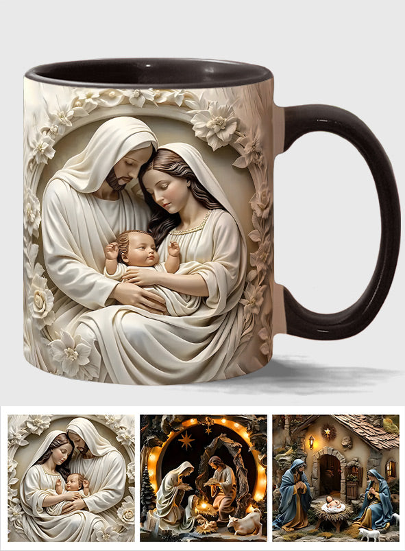 Holy Family - Personalized Christian Accent Mug