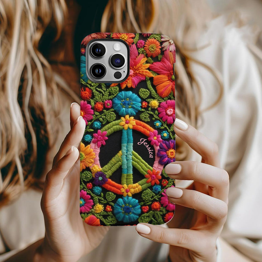 Hippie Soul - Personalized Hippie Full Print Phone Case