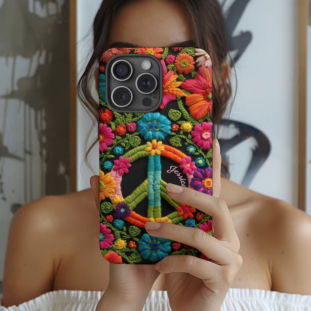 Hippie Soul - Personalized Hippie Full Print Phone Case