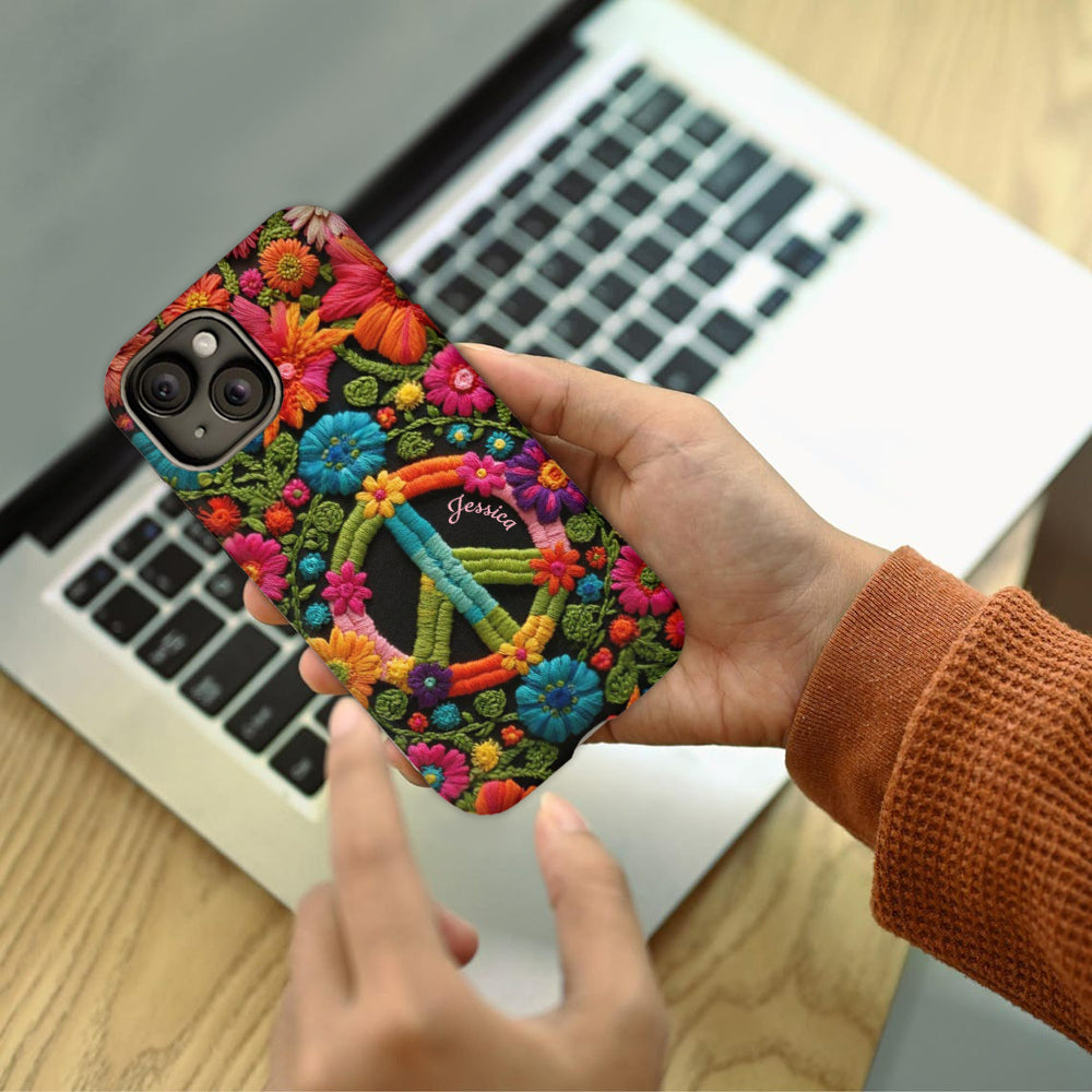 Hippie Soul - Personalized Hippie Full Print Phone Case