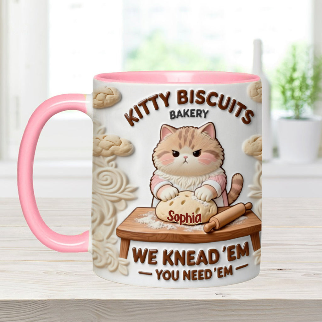 Nous les pétrissons, vous en avez besoin - Mug et sous-verre personnalisés pour la pâtisserie
