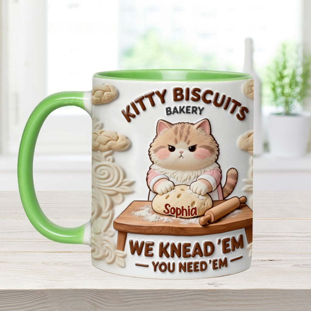 Nous les pétrissons, vous en avez besoin - Mug et sous-verre personnalisés pour la pâtisserie
